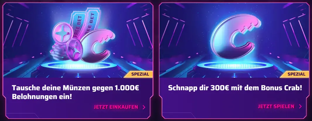 RobyCasino Spezial Boni